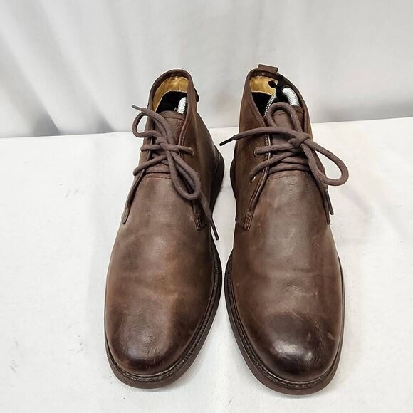 Sebago Smyth Dark Brown Leather Lace Up Reese Chukka Boots Mens Size 7M - Picture 8 of 8